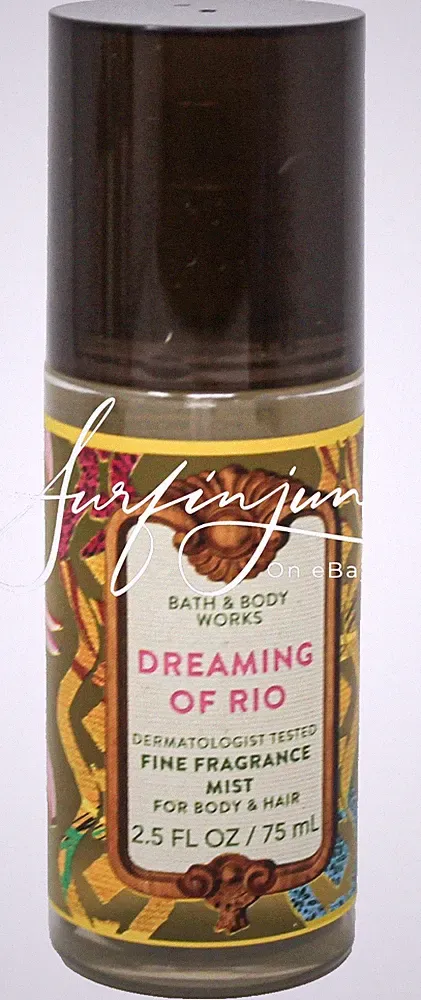 Bath & Body Works Dreaming of Rio Fine Fragrance Mist Spray Mini Travel 2.5 oz