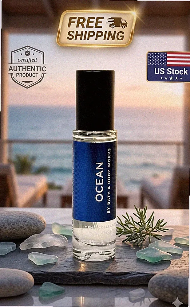 Bath & Body Works Ocean Men’s Mini Perfume Cologne 0.5fl oz | Free Shipping