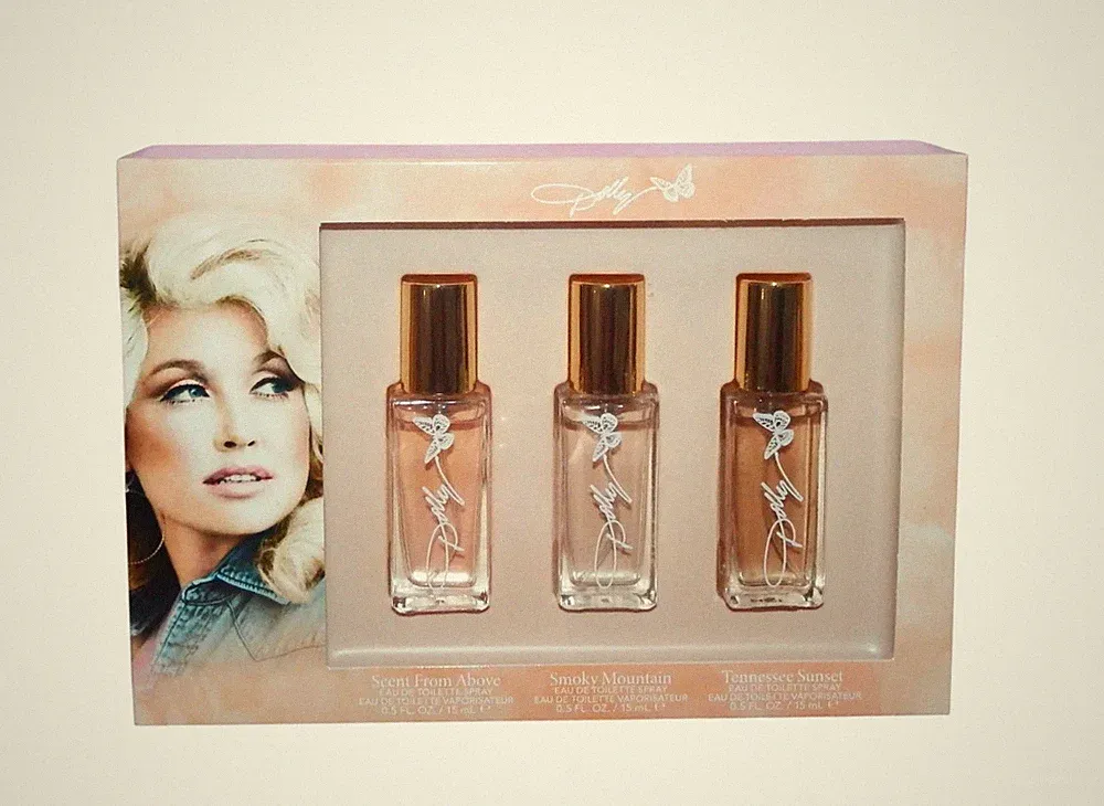New Dolly Parton Perfume Fragrance Scent from Above Smoky Mountain Gift Set