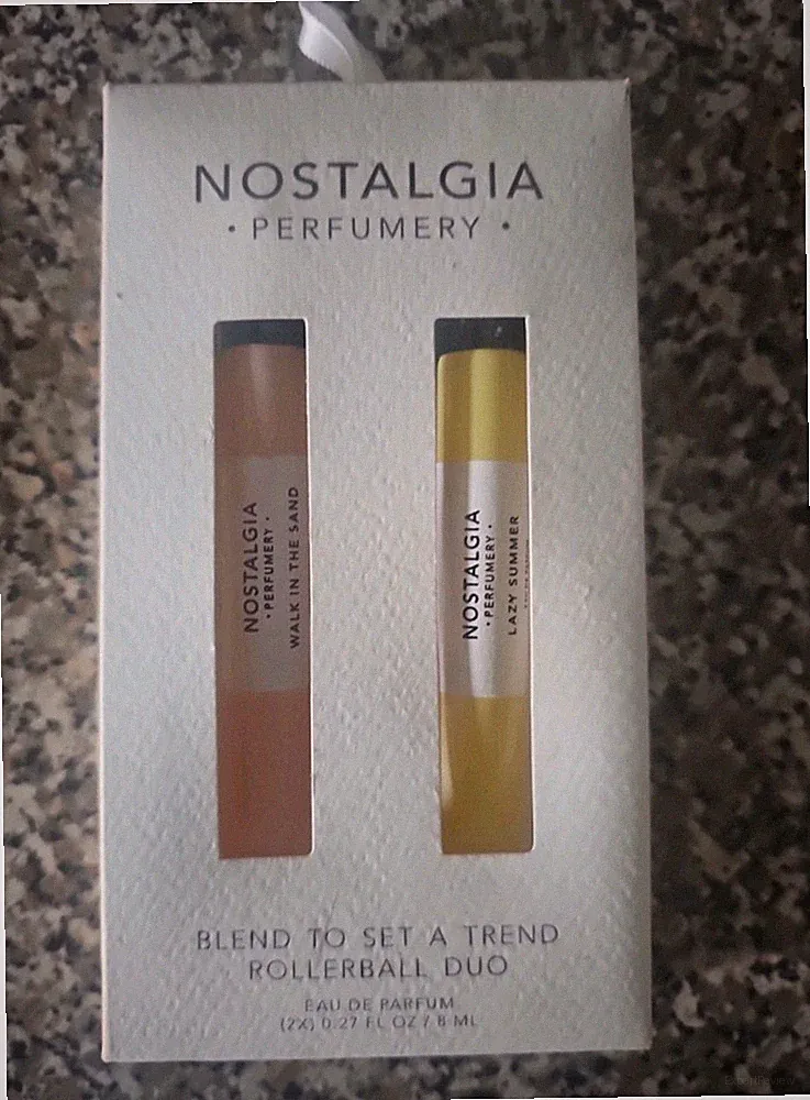 Nostalgia Limited Edition Set Of 2 Full Size Rollerball Perfumes Discontinued