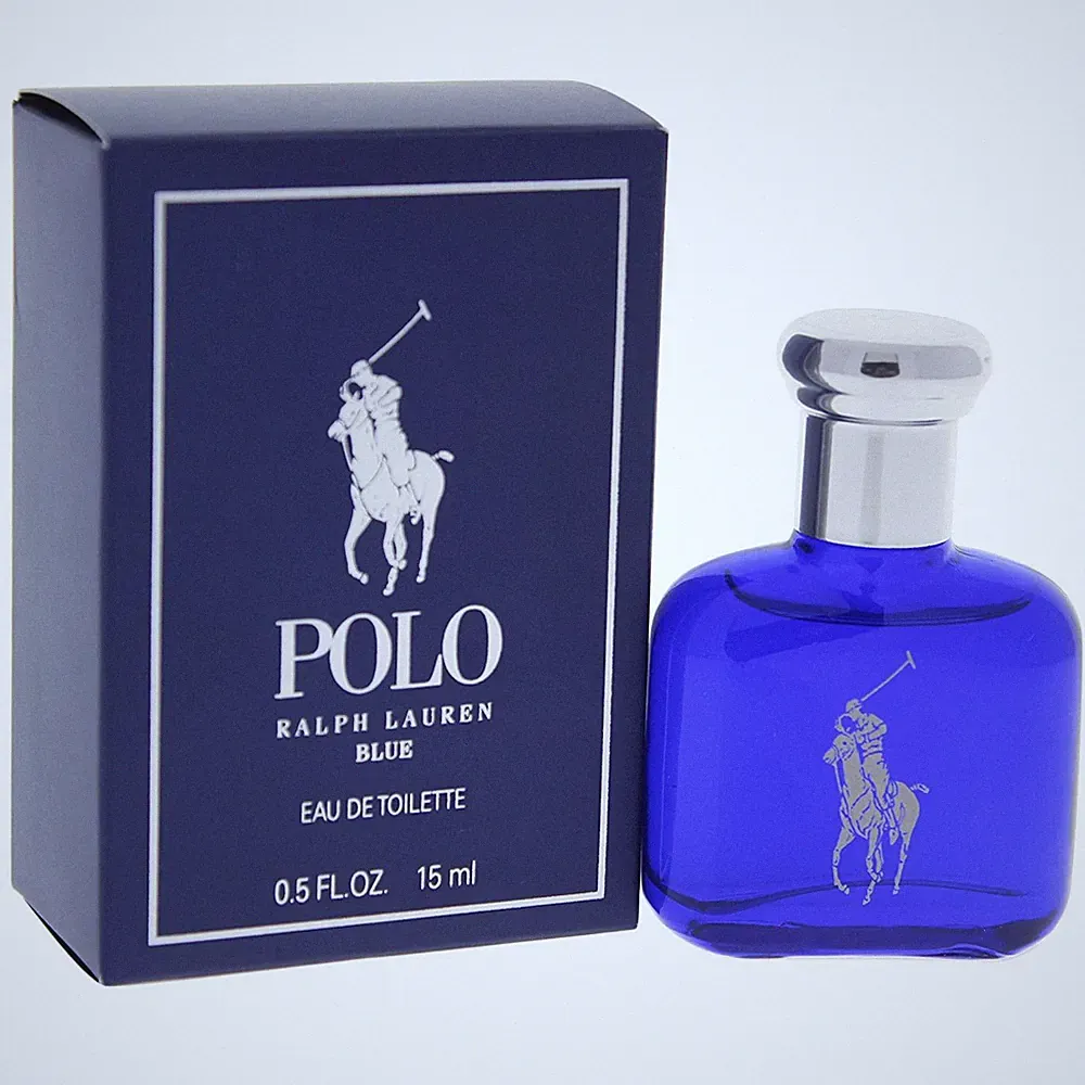 Polo Blue Cologne Perfume Ralph Lauren 0.5 oz 15 ml EDT Splash For Men New Boxed