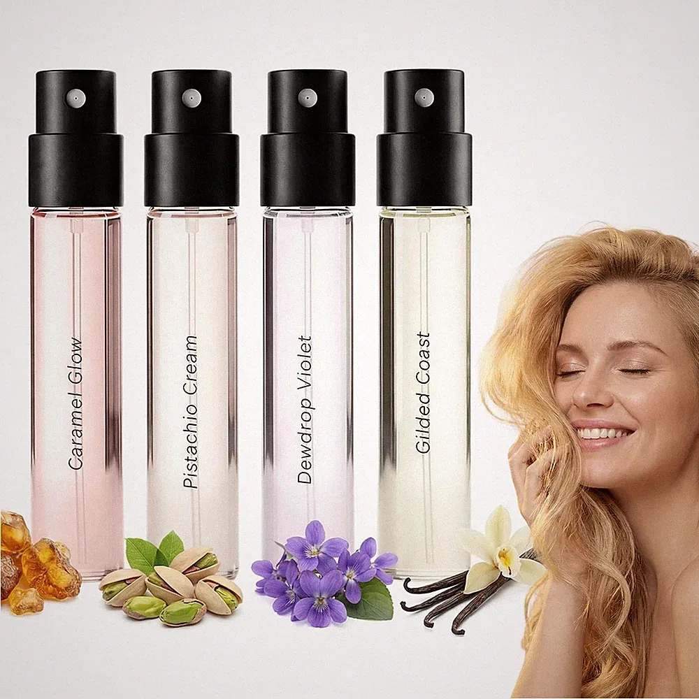 Roseye 4Pcs Hair Perfume for Women, Long Lasting Fresh 0.05 Fl Oz (Pack of 4)
