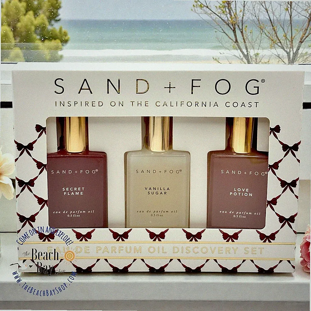 SAND + FOG Perfume Set Secret Flame Vanilla Musk & Love Potion Discovery EDP